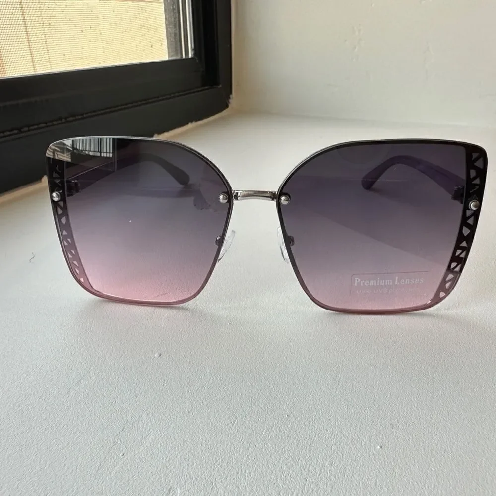 New Fashion Sunglasses Large Frames, Light Weight, Mixed Metal